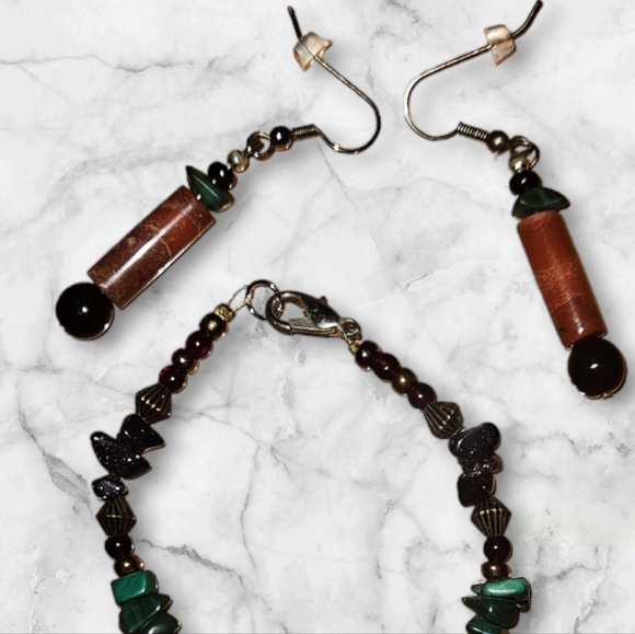 EARRINGS & BRACELET Set - take a look - Picture 3 of 6